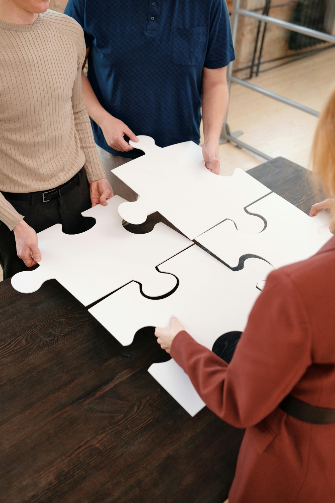 Teams working together